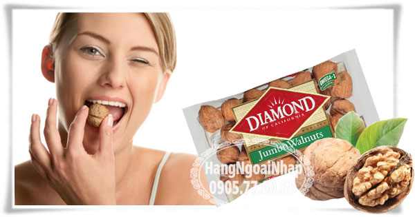 Hạt Óc Chó Diamond Nguyên Vỏ Gói 453g