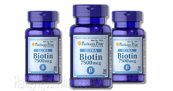 Ultra Biotin 7500mcg Puritan's Pride 50 Viên