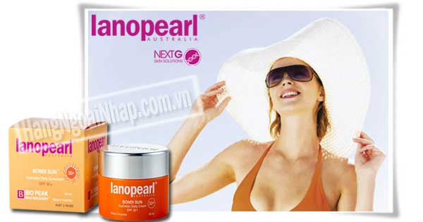 Kem Chống Nắng Bondi Sun Spf 30+ Lanopearl 50ml 