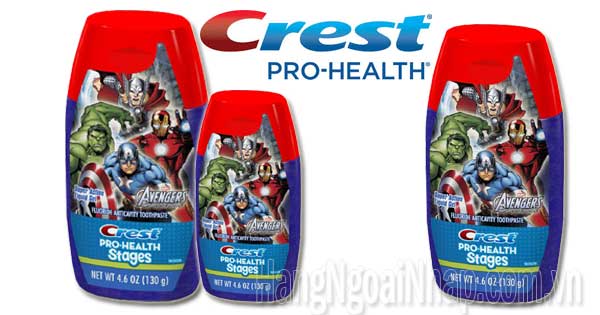 Kem đánh răng Crest Pro Health Stages Kids 