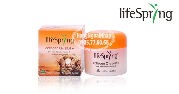 Kem Dưỡng Da Chống Lão Hóa LifeSpring Collagen Q10 Plus 100ml