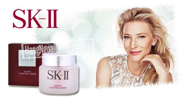 Dưỡng trắng da với kem lót Sk ii