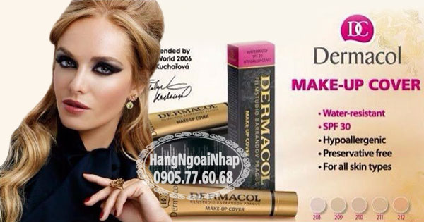 Kem nền che khuyết điểm Dermacol Make up Cover 