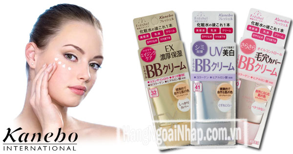 Kem trang điểm Kanebo Freshel Mineral Bb Cream 