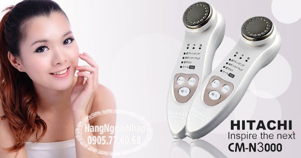 Máy Massage Mặt Hitachi Hada Crie Cm N3000 Hot Cool Của Nhật