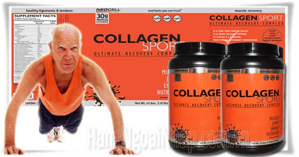 Thực phẩm dinh dưỡng thể thao Neocell Collagen Sport Chocolate Hộp 1350g Của Mỹ