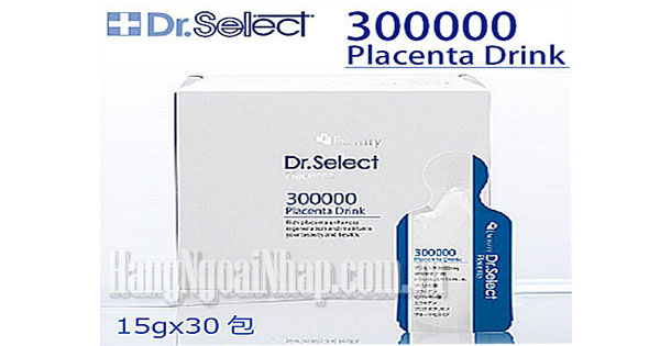Tinh chất nhau thai heo Dr. Select Placenta Drink 300000
