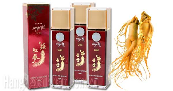 Nước Hoa Hồng My Gold Korea Red Ginseng Skin