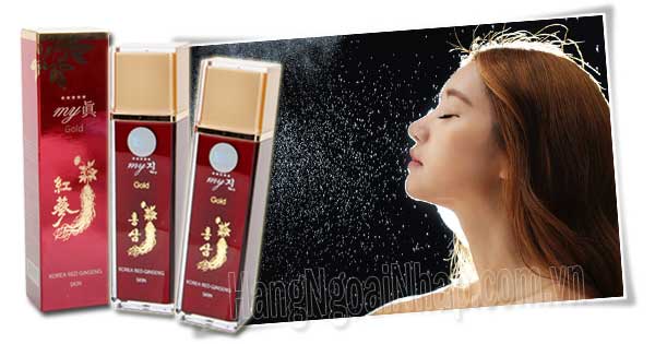 Nước Hoa Hồng My Gold Korea Red Ginseng Skin Của Hàn Quốc