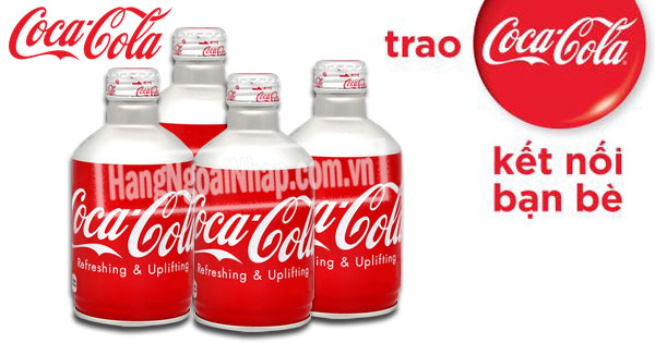 Nước Ngọt Có Ga Coca Cola Chai Nhôm 300ml Của Nhật