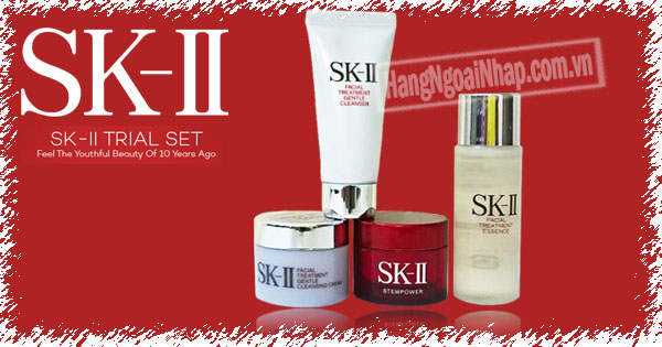 Bộ Sản Phẩm Dưỡng Da Set 4 Sk II Mini