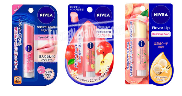 Son dưỡng môi nivea của nhật