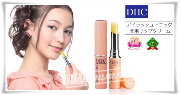 Môi đẹp và quyến rũ hơn với son dưỡng môi Dhc lip cream