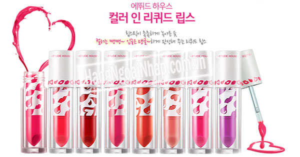 Son Nước Color In Liquid lips Etude House Của Hàn Quốc