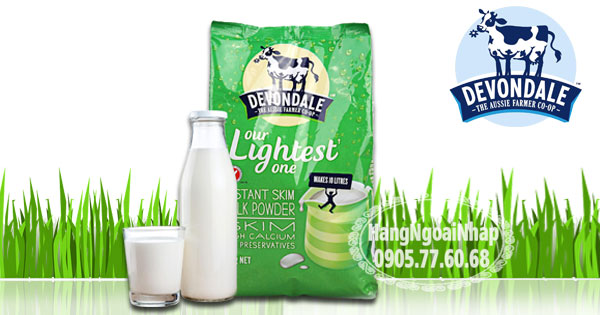 Sữa Tươi Dạng Bột Tách Béo Devondale Instant Skim Milk Powder