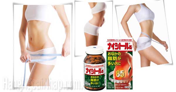 Thuốc giảm cân đặc trị mỡ bụng số 85 của nhật
