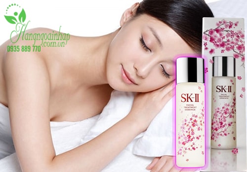 Nước thần SKII Facial Treatment Essence 230ml - Phiên bản hoa anh đào