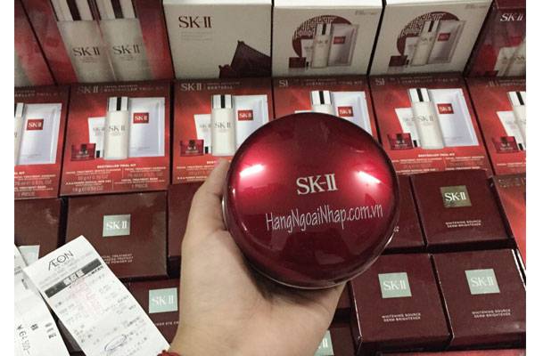 Phấn phủ dạng nén SK II Brightening Pearl Finisher 10.5g