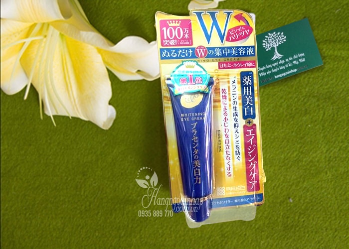 Kem trị thâm và nhăn mắt Meishoku Whitening Eye Cream 30g 
