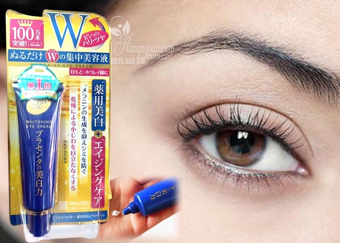 Kem trị thâm và nhăn mắt Meishoku Whitening Eye Cream 30g Nhật Bản
