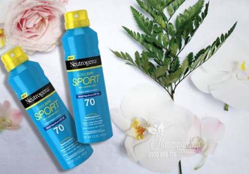 Kem Chống Nắng Dạng Xịt Neutrogena CoolDry Sport Sunscreen Spray SPF 70 Của Mỹ