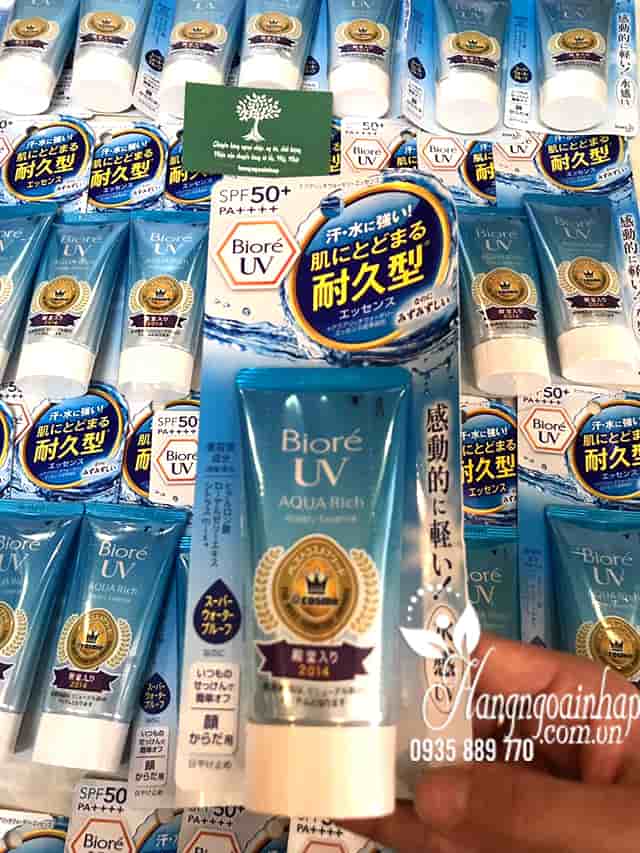 Kem chống nắng Biore UV Aqua Rich Watery Essence của Nhật 5
