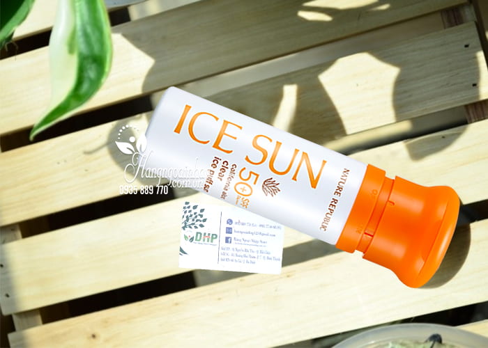 Kem chống nắng Ice Sun Nature Republic California Aloe Clear 1