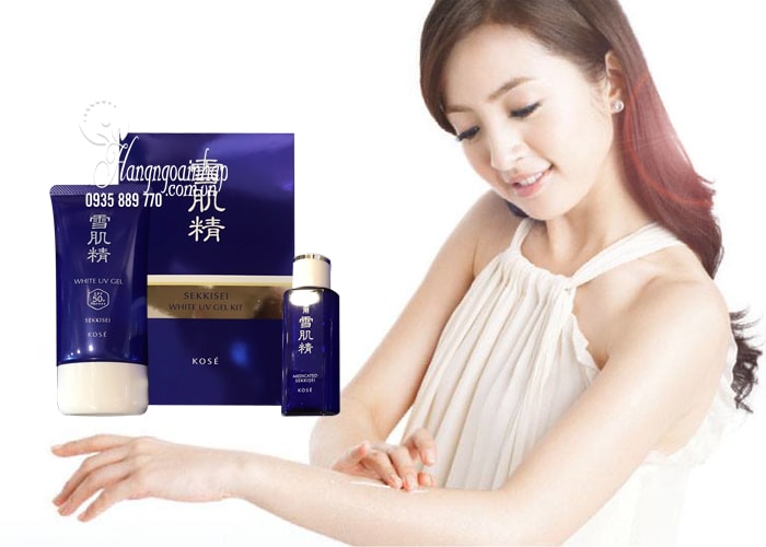 Kem chống nắng Kose Sekkisei White UV Gel 80g mẫu mới 2018 4