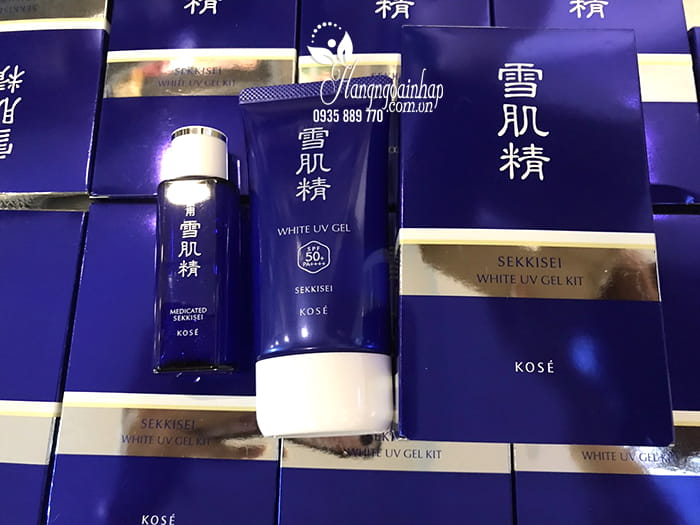 Kem chống nắng Kose Sekkisei White UV Gel 80g mẫu mới 2018 5