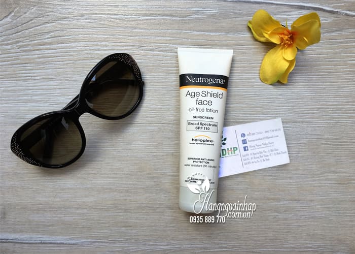 Kem chống nắng Neutrogena Age Shield Face SPF 110 của Mỹ 1