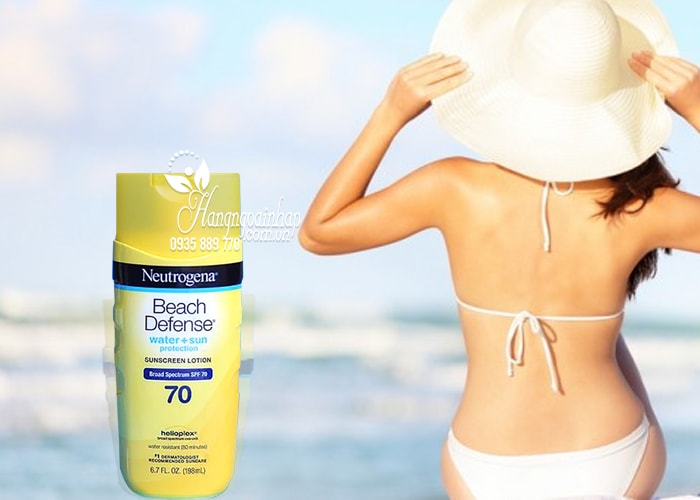  Kem chống nắng Neutrogena Beach Defense SPF 70 198ml của Mỹ tại Hàng Ngoại Nhập