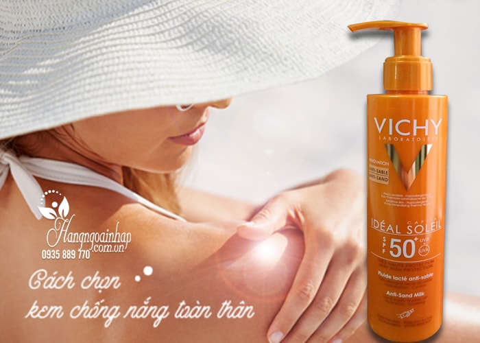 Kem chống nắng toàn thân dạng xịt Vichy Ideal Soleil SPF 50 