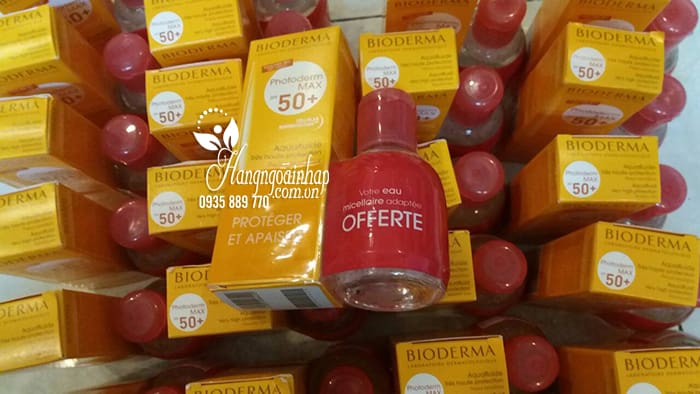 Set kem chống nắng Bioderma kèm dầu tẩy trang của Pháp 6