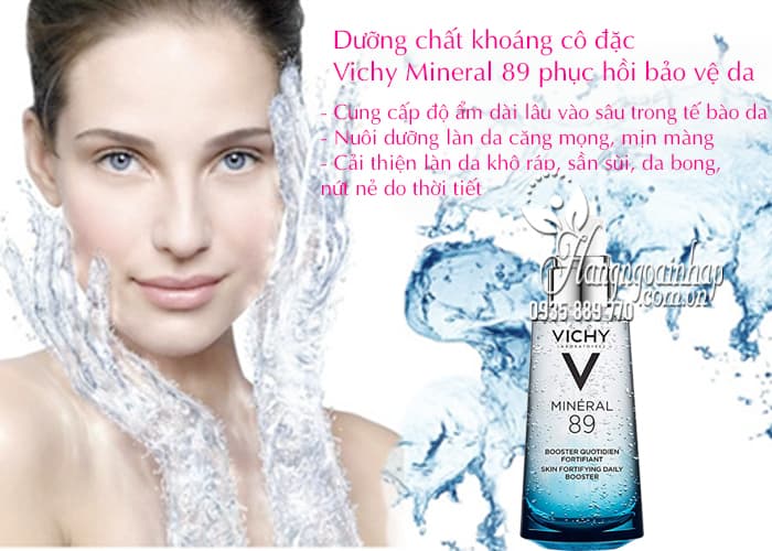 Dưỡng chất khoáng cô đặc Vichy Mineral 89 phục hồi bảo vệ da 2