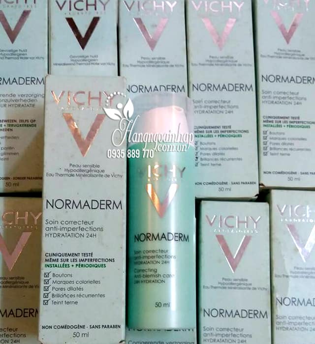 Kem dưỡng ẩm cho da mụn Vichy Normaderm 50ml của Pháp 1