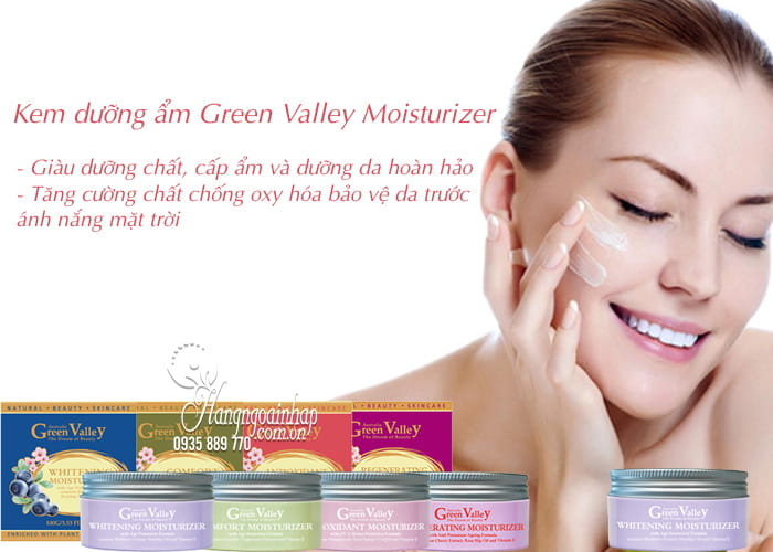 Kem dưỡng ẩm Green Valley Moisturizer 100g của Mỹ 3