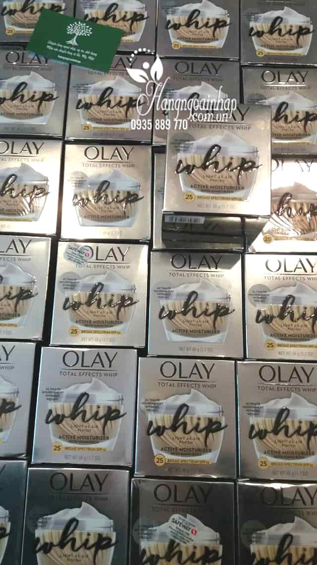 Kem dưỡng da Olay Total Effects Whip Active Moisturize SPF25 6