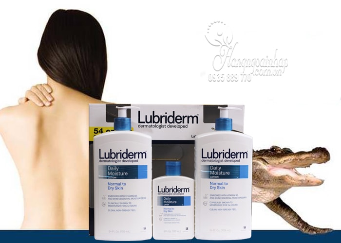 Set sữa dưỡng thể Lubriderm Daily Moisture Lotion của Mỹ