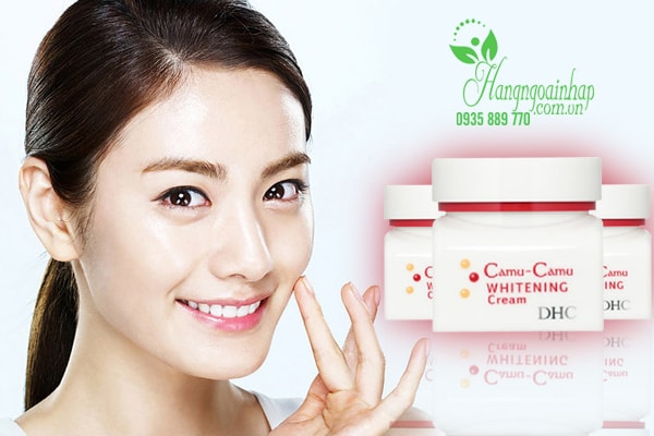 Kem dưỡng trắng da Camu - Camu Whitening Cream DHC của Nhật