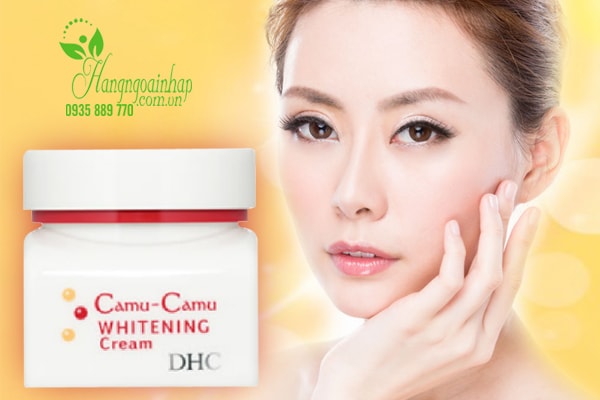 Kem dưỡng trắng da Camu - Camu Whitening Cream DHC của Nhật