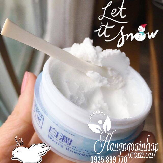 Kem lạnh dưỡng trắng Hada Labo Shirojyun White Sherbet 30g 7