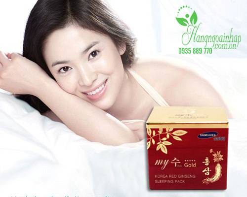 Mặt nạ ngủ sâm đỏ Korea Red Ginseng Sleeping Pack