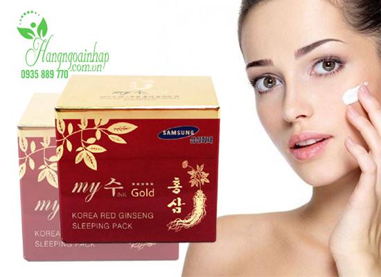 Mặt nạ ngủ sâm đỏ Korea Red Ginseng Sleeping Pack