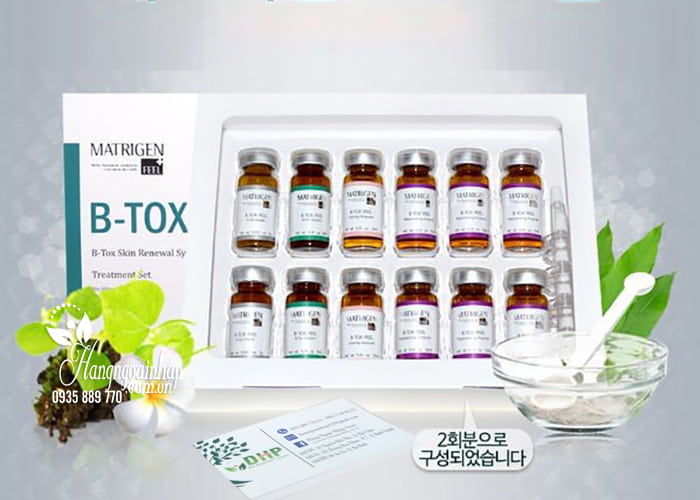 Thay da sinh học bằng vi tảo Matrigen B-Tox Peel Hàn Quốc 1