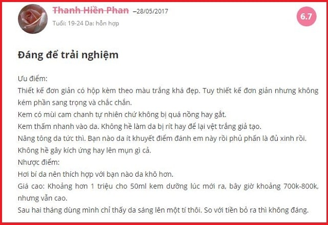 V7 toning light dr jart review từ chị em phụ nữ 2