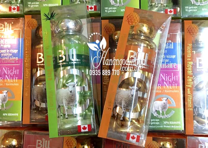 Viên Bôi Nhau Thai Cừu Bill Placenta 100 Viên Của Canada 5