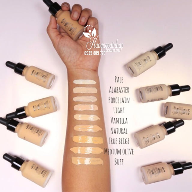 Kem nền NYX Total Control Drop Foundation 13ml của Mỹ 4