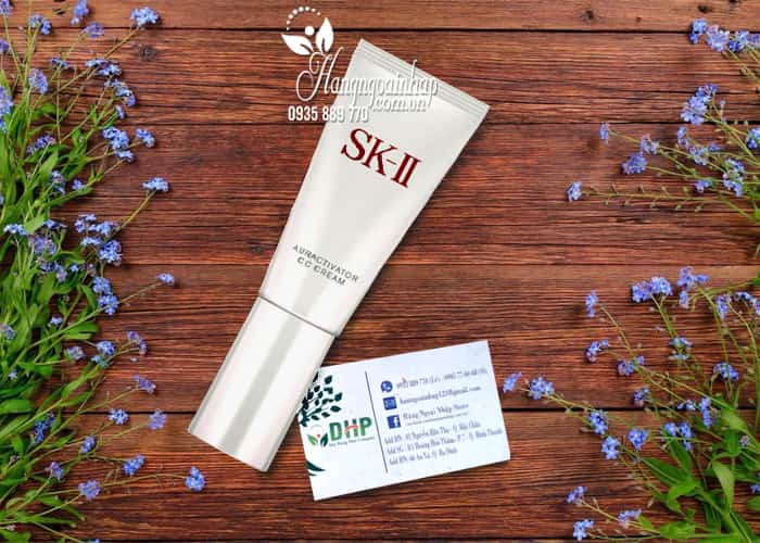 Kem nền sk ii auractivator cc cream Nhật, dưỡng da che khuyết điểm 1