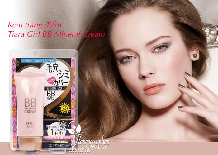 Kem trang điểm Tiara Girl BB Mineral Cream SPF30 PA++ 50g 6