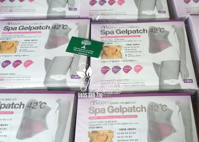 Miếng dán tan mỡ bụng Spa Gelpatch 42 độ C của Hàn Quốc 5